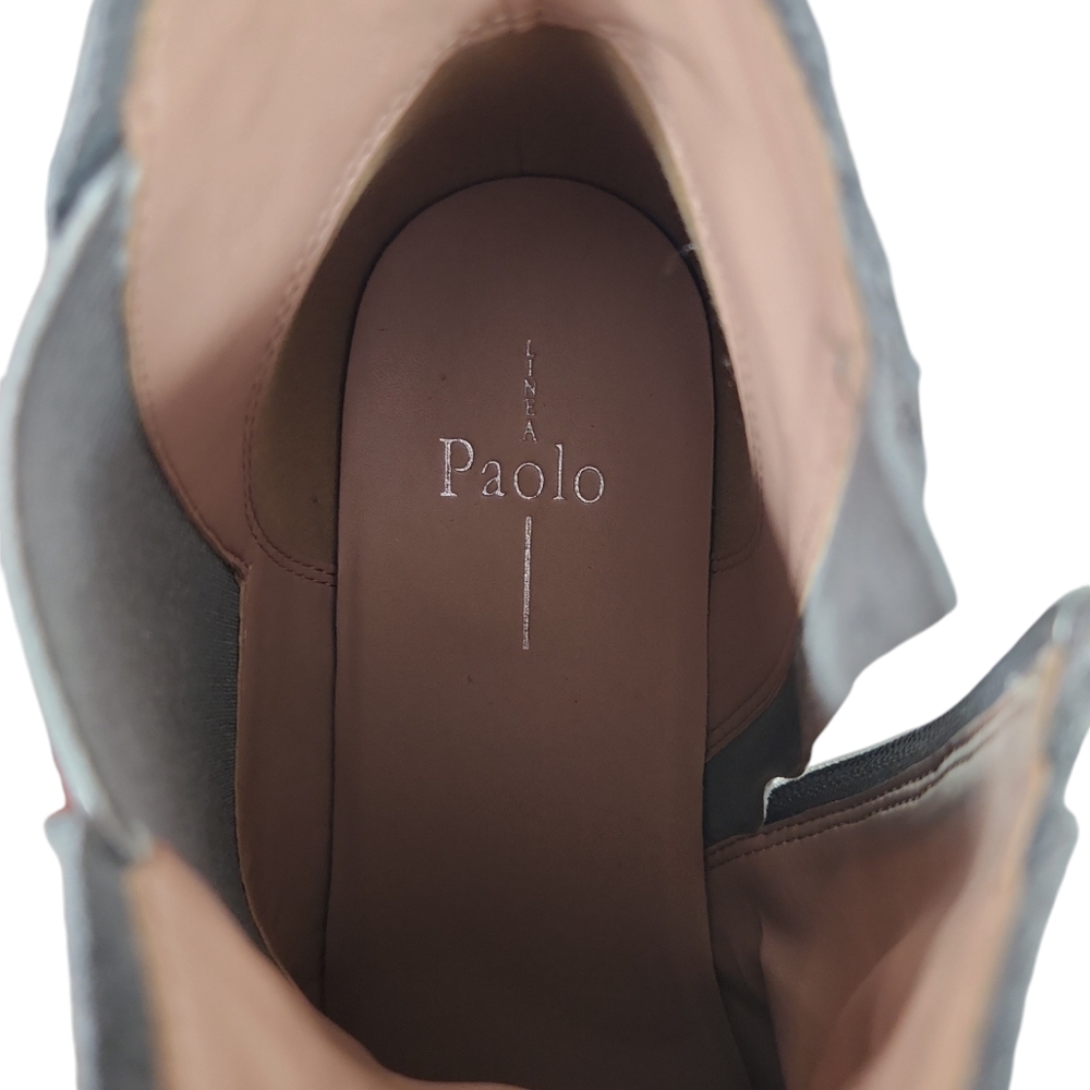 Linea Paolo, Woman's Gray suede wedge Sneaker Bootie, rarely worn, Size 10 - Picture 8 of 10